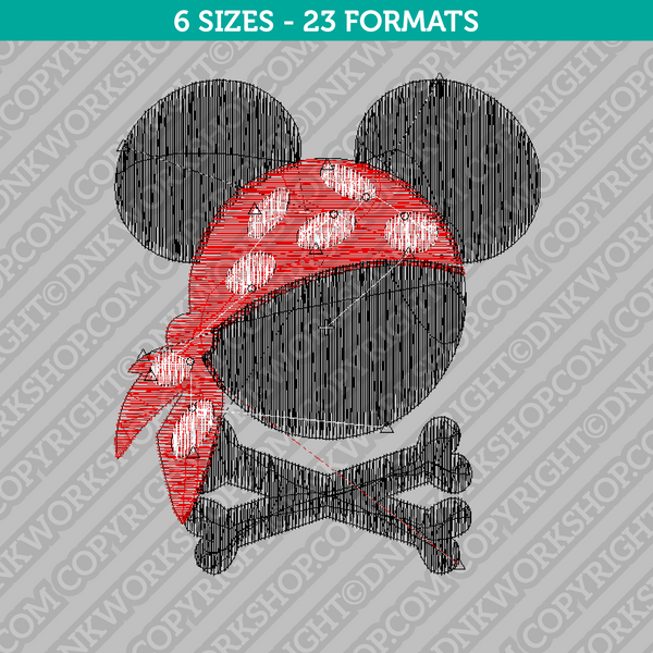 mickey mouse pirate head png