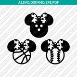 Mickey Sport Earring SVG Svg Silhouette Cameo Vector Cricut Laser Cut File Clipart Png Eps Dxf