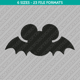 Mickey Mouse Halloween Bat Embroidery Design - 6 Sizes - INSTANT DOWNLOAD 