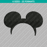 Mickey Mouse Monogram Frame Embroidery Design