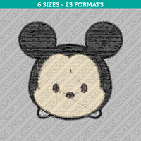 Mickey Mouse Tsum Tsum Embroidery Design