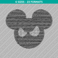 Mickey Mouse Venom Embroidery Design