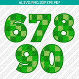 Mine-Pattern-Theme-Minecraft-Numbers-SVG-Vector-Silhouette-Cameo-Cricut-Laser-Cut-File-Clipart-Png-Dxf-Eps