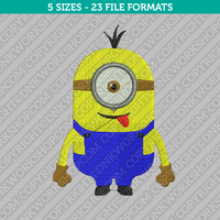 Minions Embroidery Design - 5 Sizes - INSTANT DOWNLOAD 