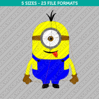 Minions Embroidery Design - 5 Sizes - INSTANT DOWNLOAD 