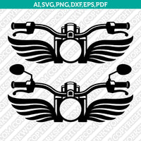 MotoRider Biker Motorcycle Monogram Frame SVG Vector Silhouette Cameo Cricut Cut File Clipart Dxf Png Eps