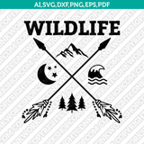 Mountain Nature Hiking Adventure Wild SVG Cricut Cut File Silhouette Cameo Clipart Png Eps Dxf Vector