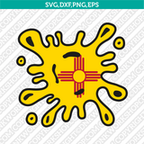 New Mexico Flag SVG Cut File Cricut Silhouette Cameo Clipart Png Eps Dxf