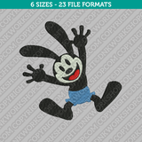 Oswald the Lucky Rabbit Embroidery Design - 6 Sizes - INSTANT DOWNLOAD 