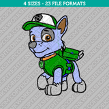 Paw Patrol Rocky Embroidery Design - 5 Sizes - INSTANT DOWNLOAD 