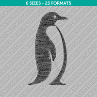 Penguin Embroidery Design