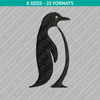 Penguin Embroidery Design