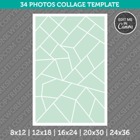 Canva Photo Collage Template Style 30