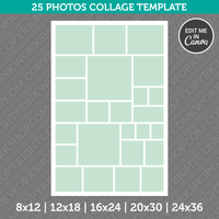 Photo Collage Template Canva Style 7