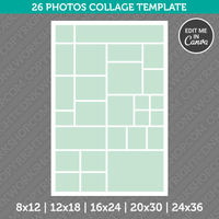 Photo Collage Template Canva Style 1