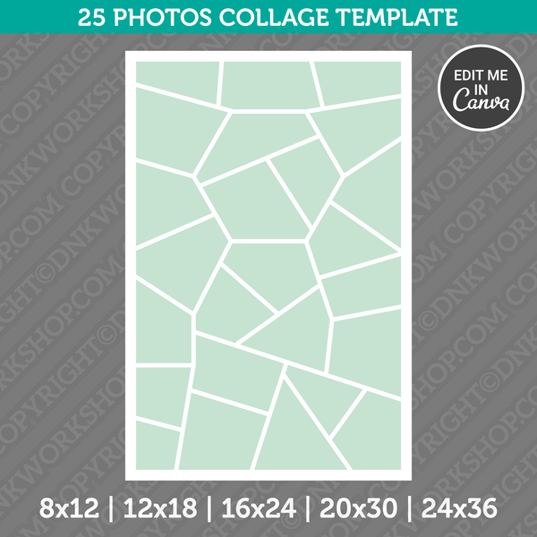 Photo Collage Template Canva Style 10