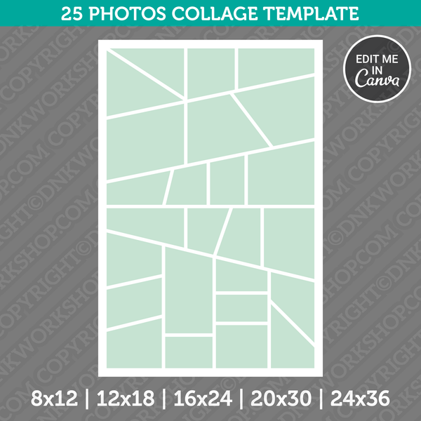 Photo Collage Template Canva Style 16