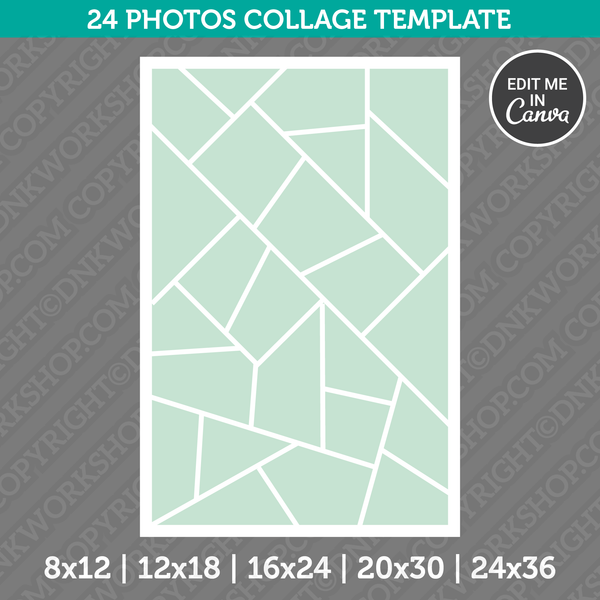 Photo Collage Template Canva Style 2
