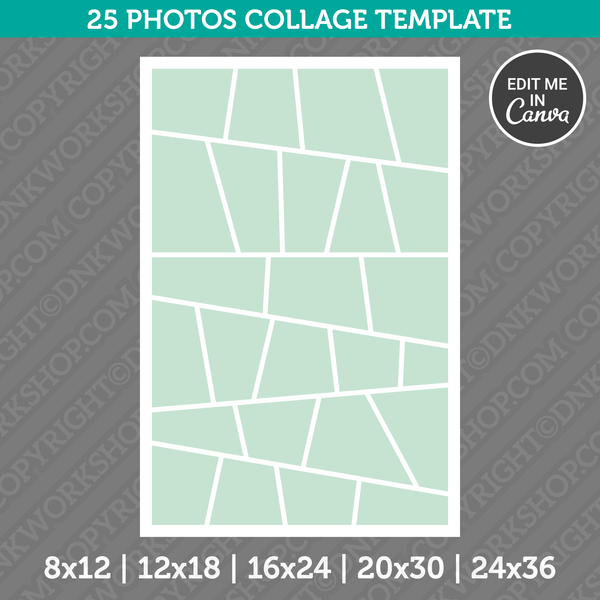 Photo Collage Template Canva Style 4