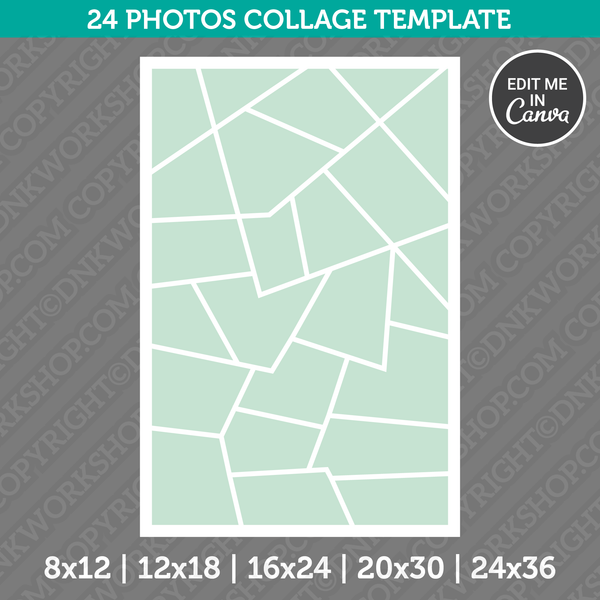 Photo Collage Template Canva Style 9
