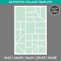 Photo Collage Template Canva Style 14