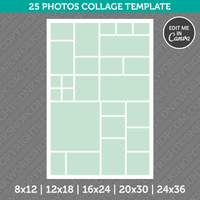 Photo Collage Template Canva Style 6