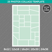 Photo Collage Template Canva Style 5