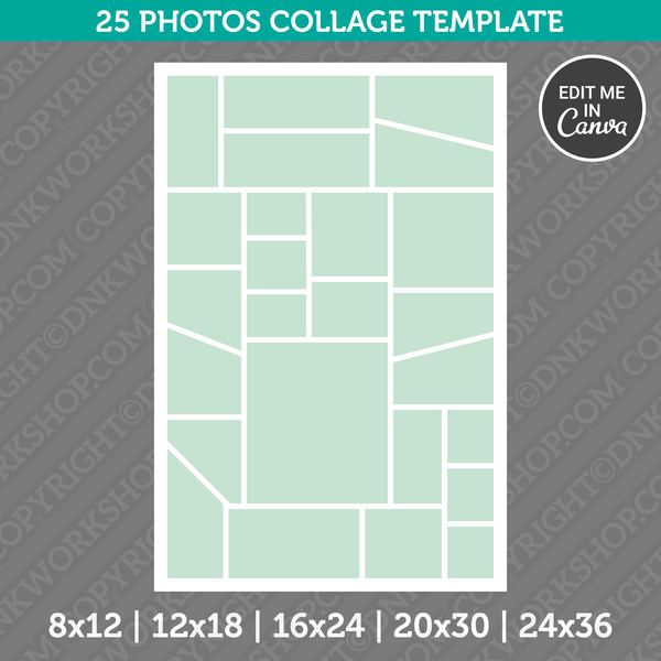 Photo Collage Template Canva Style 5