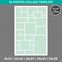 Photo Collage Template Canva Style 3