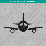 Plane Airplane Aircraft Embroidery Design - 6 Sizes - INSTANT DOWNLOAD 