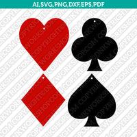 Playing-Card-Casino-Earring-Template-Teardrop-Pendant-SVG-Silhouette-Cricut-Laser-Cut-File-Png-Eps-Dxf