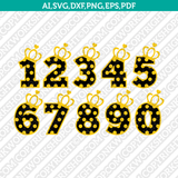 Princess Numbers Baby Girl First Second Third Fourth Fifth 1st 2nd 3rd 4th 5th Birthday Party SVG Vector Silhouette Cameo Cricut CutFile Clipart Png Eps Dxf