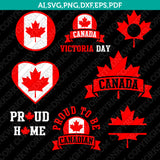 Canada Canadian Happy Victoria Day SVG Bundle Silhouette Cameo Cricut Cut File Clipart Png Eps Dxf