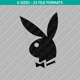 Rabbit Playboy Embroidery Design - 6 Sizes - INSTANT DOWNLOAD