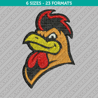 Rooster Machine Embroidery Design