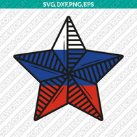 Russia Flag SVG Cut File Cricut Silhouette Cameo Clipart Png Eps Dxf