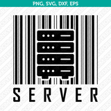 Server SVG T-Shirt Cut File Cricut Silhouette Cameo Clipart Png Eps Dxf