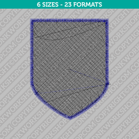 Shield Machine Embroidery Design