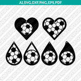 Soccer Earring Laser Cut Template SVG Laser Cut File Cricut Silhouette Cameo Clipart Png Eps Dxf Vector