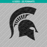 Spartan Helmet Embroidery Design