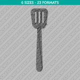 Spatula Embroidery Design