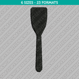 Spatula Machine Embroidery Design