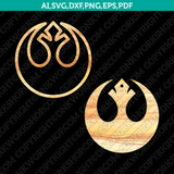 Star Wars Rebel Alliance Earring Pendant Jewelry Template Laser SVG Cut File Cricut Clipart Png Eps Dxf Vector