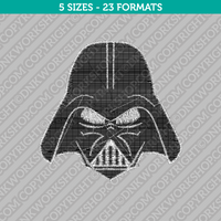 Star Wars Darth Vader Embroidery Design