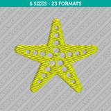 Starfish Sea Stars Embroidery Design