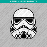 Stormtrooper Trooper Star Wars Embroidery Design - 6 Sizes - INSTANT DOWNLOAD 