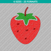 Strawberry Embroidery Design