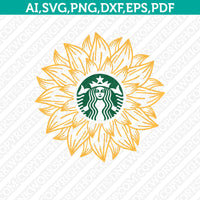 Sunflower-Starbucks-Coffee-Logo-SVG-Cup-Tumbler-Mug-Cold-Cup-Sticker-Decal-Silhouette-Cameo-Cricut-Cut-File-Png-Eps-Dxf