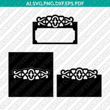 Table Name Tags SVG Cricut Laser Cut File Clipart Eps Png Dxf Vector