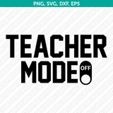Teacher SVG T-Shirt Cut File Cricut Silhouette Cameo Clipart Png Eps Dxf